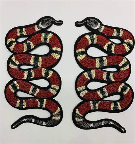large gucci snake patch
